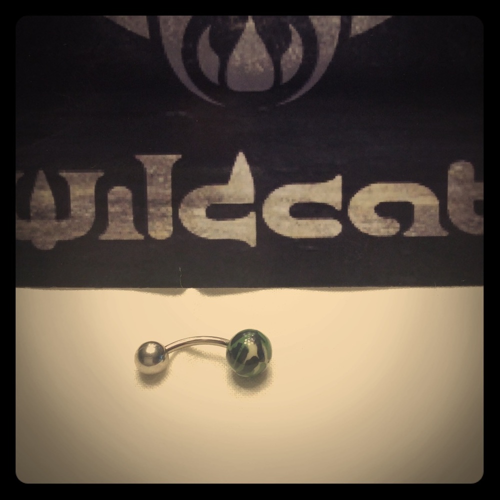 Wildcat Camo Bell Belly Piercing